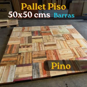 Pallet Piso 50x50 cms, Rustico
