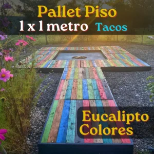 Pallet Piso 1x1 mts, Colores