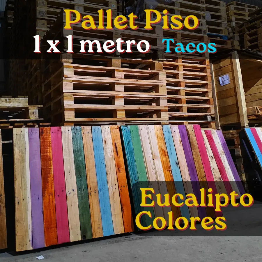 Pallet Piso 1x1 mts, Colores - Image 4