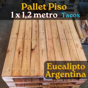 Pallet Piso 1x1.2 mts, Eucalipto