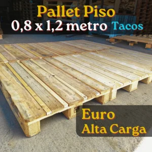 Pallet Piso Euro 0.8x1.2 mts, Rustico