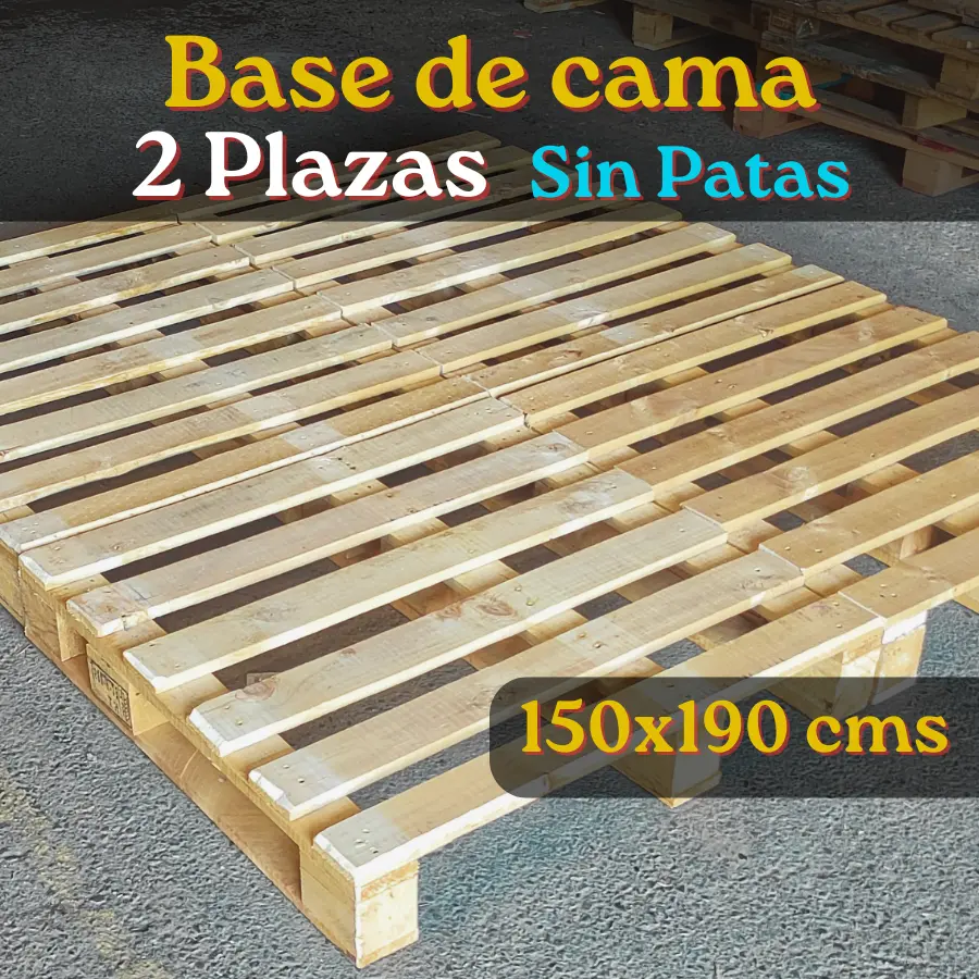 Base de Cama 2 Plazas Sin Patas - Imagen 2