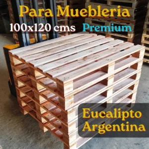 Pallet Muebleria, 1x1.2 mts Eucalipto Argentina, Tunel